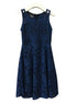 Petite Adele Girls Royal Blue Sweet Lace Sleeveless Christmas Dress 6-16 - SophiasStyle.com